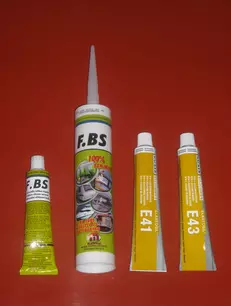 Szilikon ragasztó : FBS , E-41 , E-43